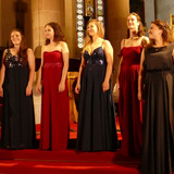 Vokalensemble LUMINOSA (von links: Alexa Mairhofer, Julia Lautenbacher, Cordula Kraetzl, Melanie Gleissner, Laure Cazin und Judith Gallmetzer