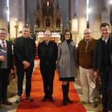 Dekan Alexander Raich, Hannes Torggler, Michael Weinreich, Wally Kössler, Armin Weinreich und Matthias Mayr